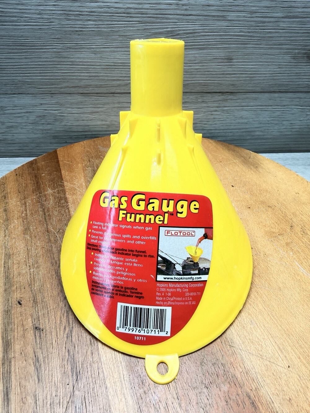 Hopkins FloTool Gas Gauge Funnel (Model 10711)